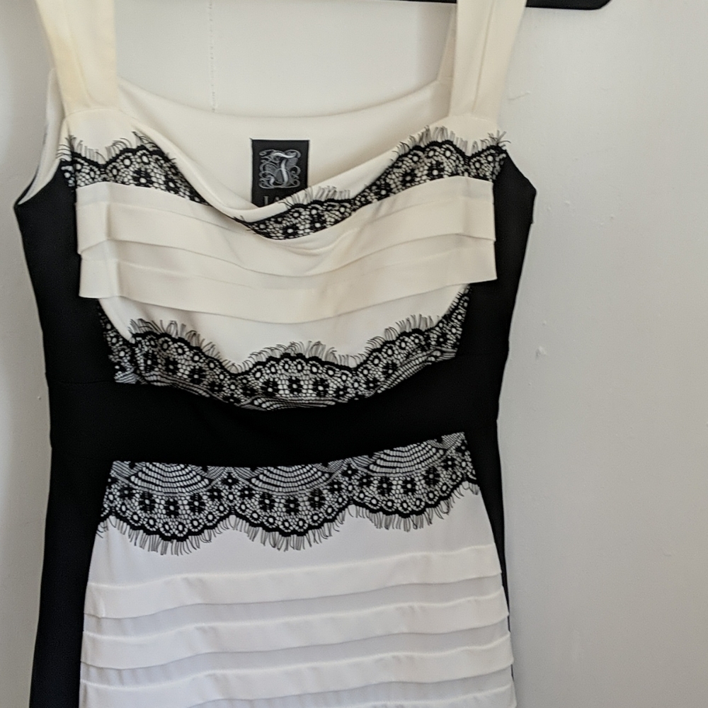 Black and white dress